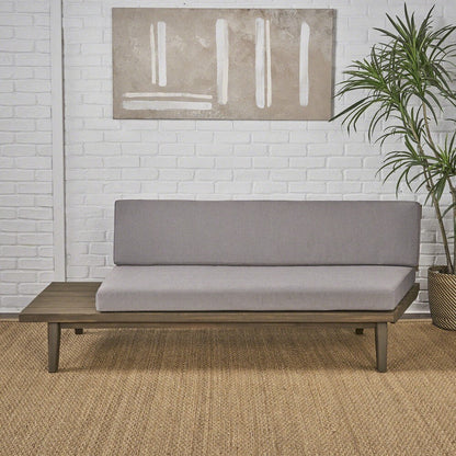 Christopher Knight Home Eulah Divano minimalista in legno e tessuto con lato sinistro