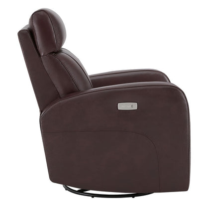 Poltrona reclinabile a dondolo girevole Rowan Power Swivel Glider
