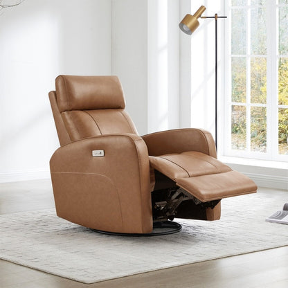 Poltrona reclinabile a dondolo girevole Rowan Power Swivel Glider
