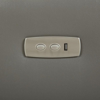 Poltrona reclinabile a dondolo girevole Rowan Power Swivel Glider