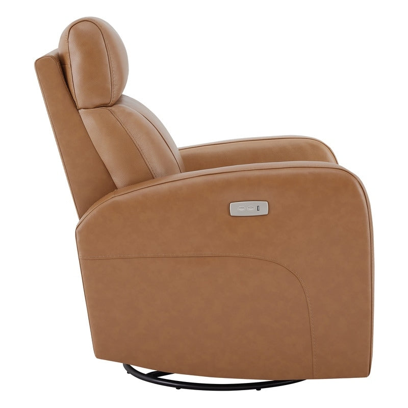 Poltrona reclinabile a dondolo girevole Rowan Power Swivel Glider