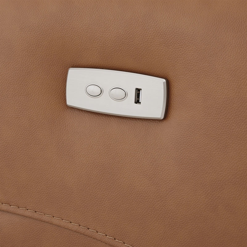 Poltrona reclinabile a dondolo girevole Rowan Power Swivel Glider