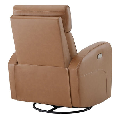 Poltrona reclinabile a dondolo girevole Rowan Power Swivel Glider
