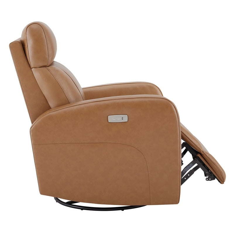 Poltrona reclinabile a dondolo girevole Rowan Power Swivel Glider