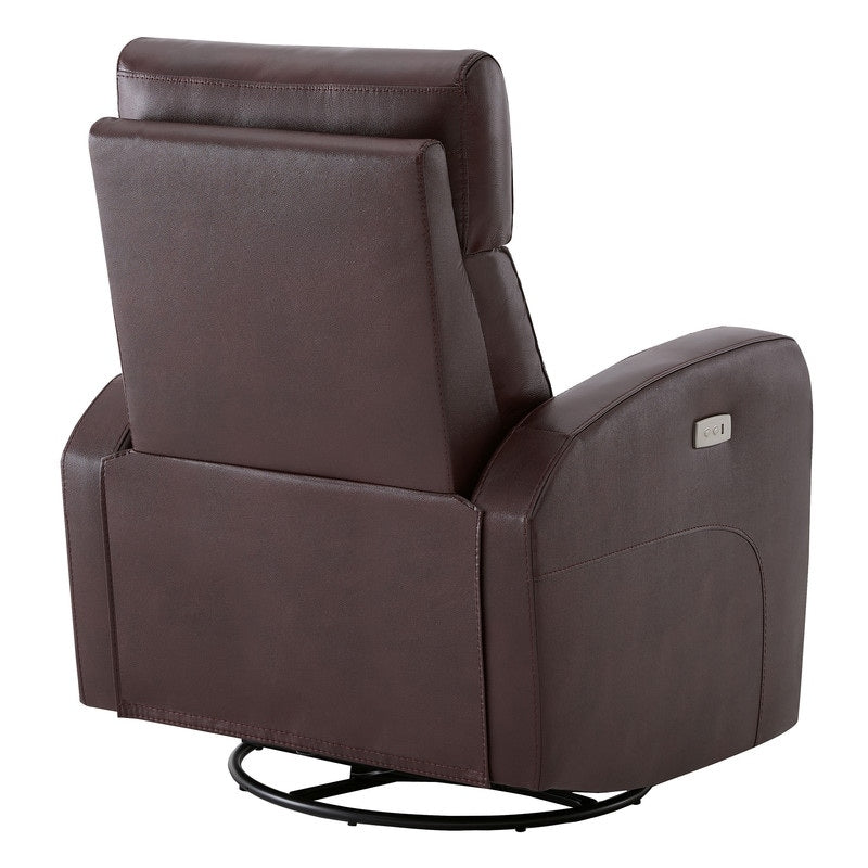 Poltrona reclinabile a dondolo girevole Rowan Power Swivel Glider