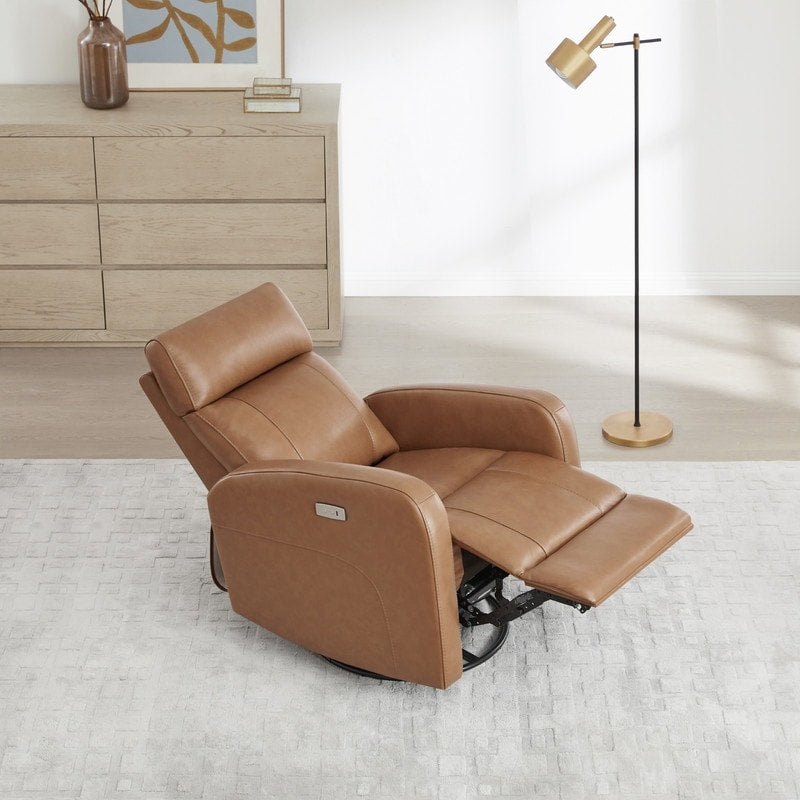 Poltrona reclinabile a dondolo girevole Rowan Power Swivel Glider