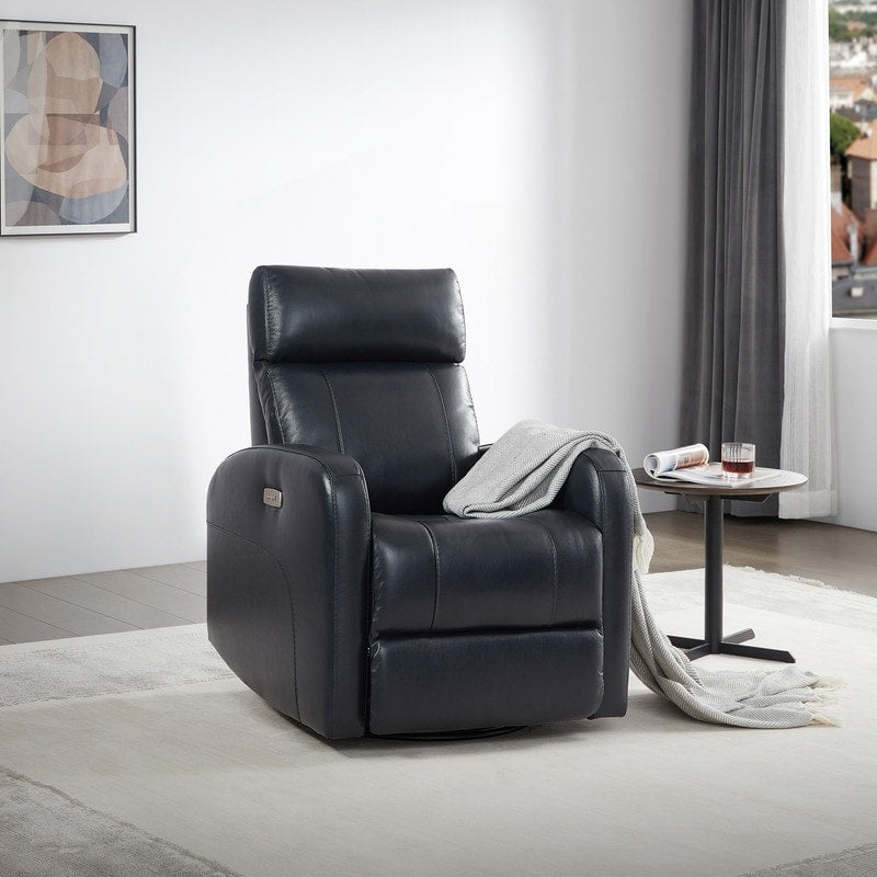 Poltrona reclinabile a dondolo girevole Rowan Power Swivel Glider