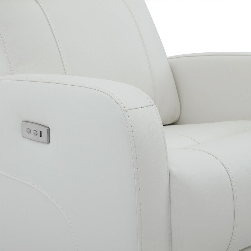 Poltrona reclinabile a dondolo girevole Rowan Power Swivel Glider