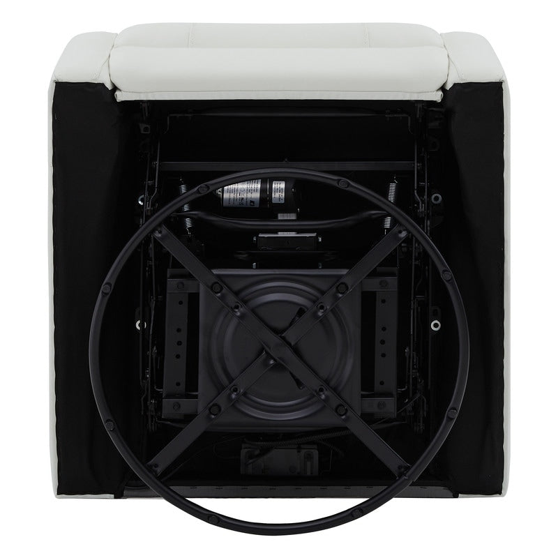 Poltrona reclinabile a dondolo girevole Rowan Power Swivel Glider