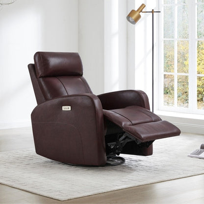 Poltrona reclinabile a dondolo girevole Rowan Power Swivel Glider