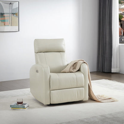 Poltrona reclinabile a dondolo girevole Rowan Power Swivel Glider