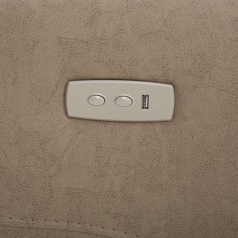 Poltrona reclinabile a dondolo girevole Rowan Power Swivel Glider