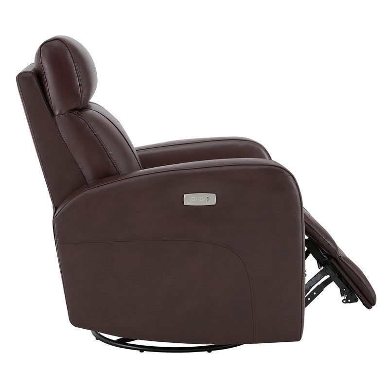 Poltrona reclinabile a dondolo girevole Rowan Power Swivel Glider