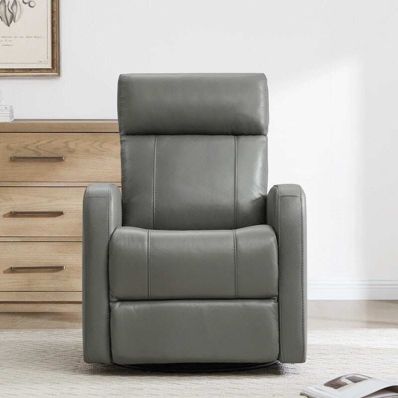 Poltrona reclinabile a dondolo girevole Rowan Power Swivel Glider