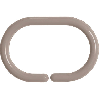 Anelli per tenda da doccia Evideco, ganci in plastica (set da 12)
