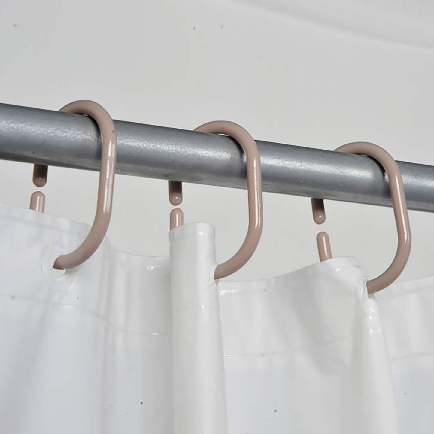 Anelli per tenda da doccia Evideco, ganci in plastica (set da 12)