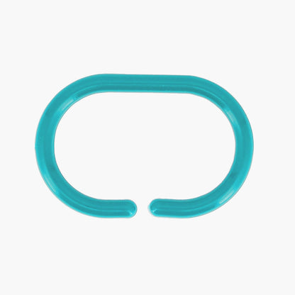 Anelli per tenda da doccia Evideco, ganci in plastica (set da 12)