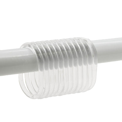 Anelli per tenda da doccia Evideco, ganci in plastica (set da 12)