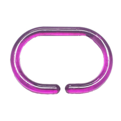 Anelli per tenda da doccia Evideco, ganci in plastica (set da 12)