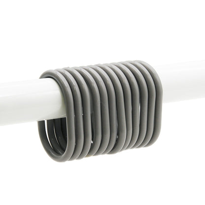 Anelli per tenda da doccia Evideco, ganci in plastica (set da 12)