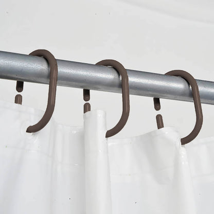 Anelli per tenda da doccia Evideco, ganci in plastica (set da 12)