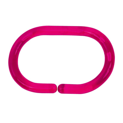Anelli per tenda da doccia Evideco, ganci in plastica (set da 12)