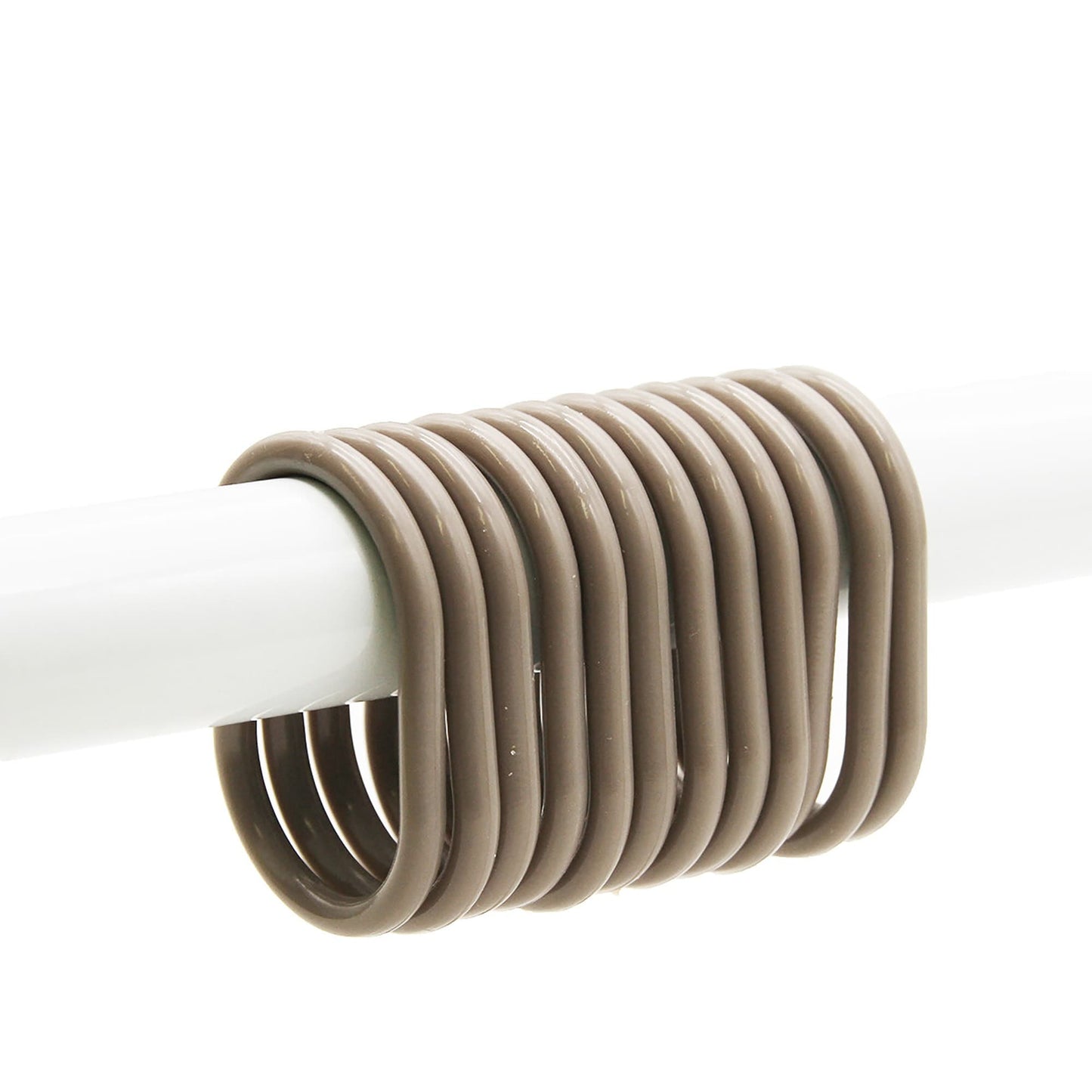 Anelli per tenda da doccia Evideco, ganci in plastica (set da 12)