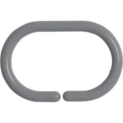 Anelli per tenda da doccia Evideco, ganci in plastica (set da 12)