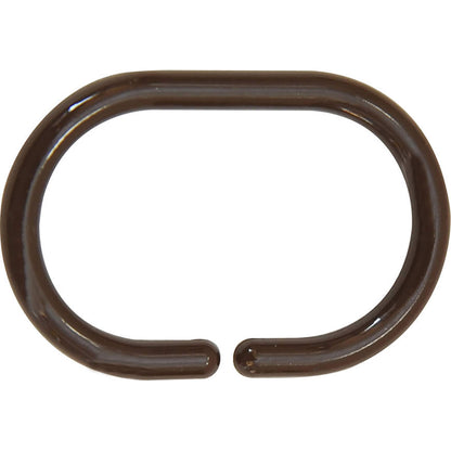 Anelli per tenda da doccia Evideco, ganci in plastica (set da 12)