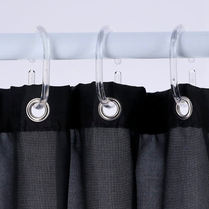 Anelli per tenda da doccia Evideco, ganci in plastica (set da 12)