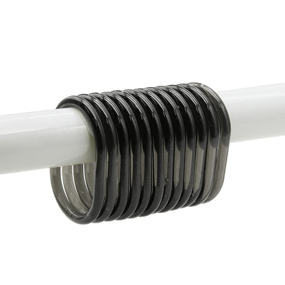 Anelli per tenda da doccia Evideco, ganci in plastica (set da 12)