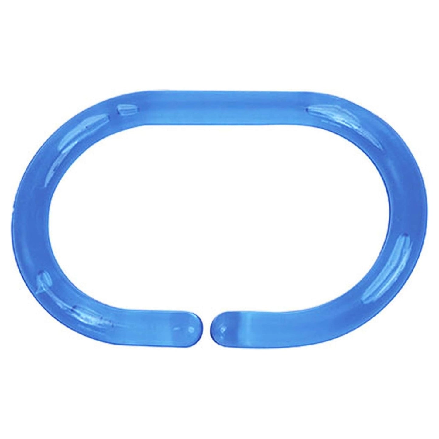 Anelli per tenda da doccia Evideco, ganci in plastica (set da 12)