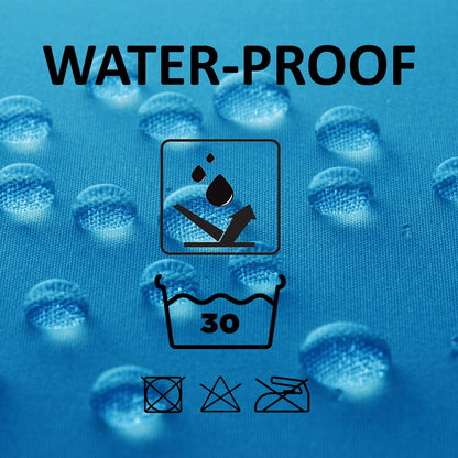 Tenda da doccia extra lunga in poliestere, 12 anelli, 79L x 71W