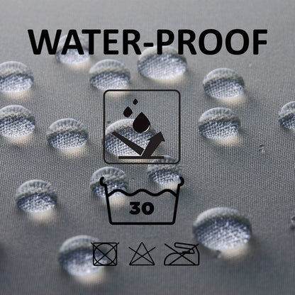 Tenda da doccia extra lunga in poliestere, 12 anelli, 79L x 71W