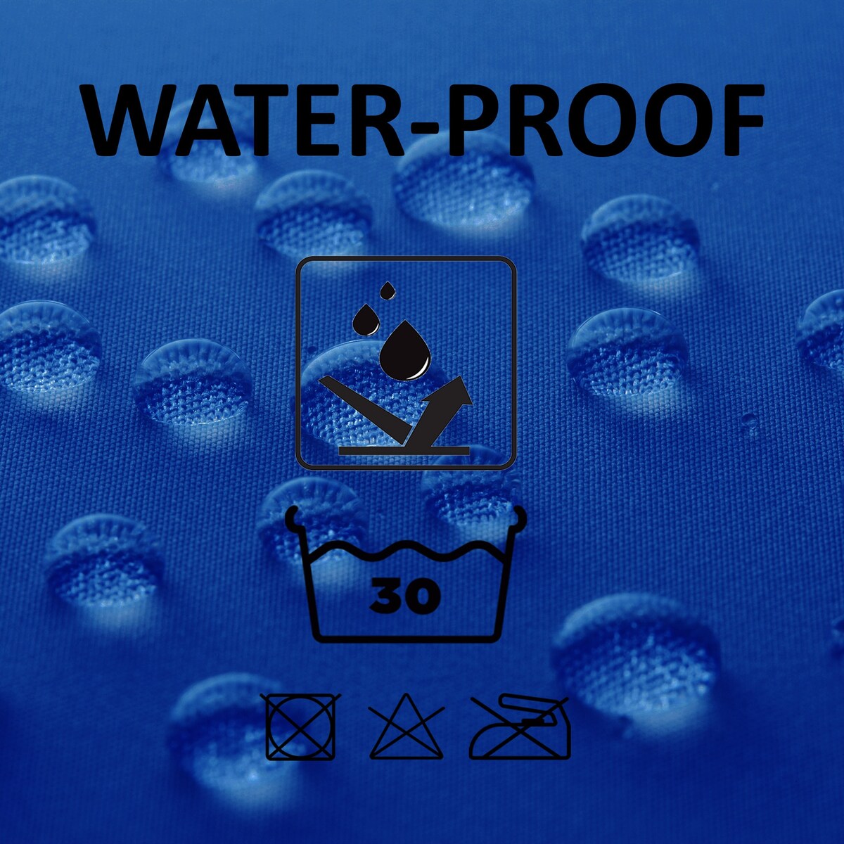 Tenda da doccia extra lunga in poliestere, 12 anelli, 79L x 71W