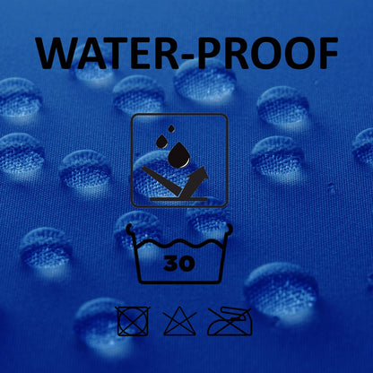 Tenda da doccia extra lunga in poliestere, 12 anelli, 79L x 71W