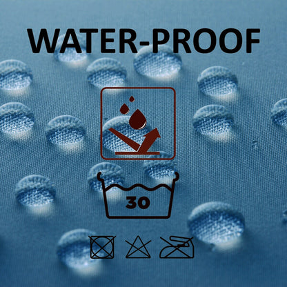 Tenda da doccia extra lunga in poliestere, 12 anelli, 79L x 71W