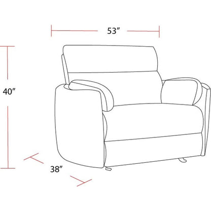 Poltrona reclinabile Fairview Home Extra Wide Power Glider