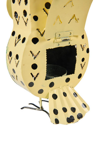 Decoro - Gufo Con Pois Porta Candela