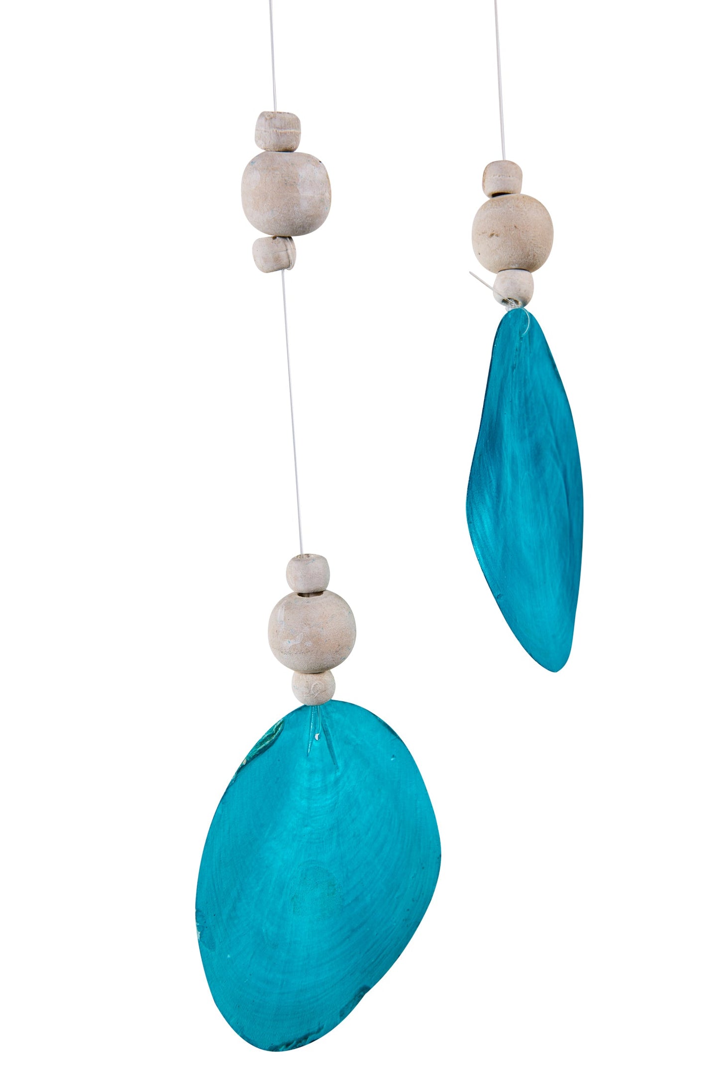 Suoni del Vento - Legnetto Con 5 Fili Palline Legno E Madreperla