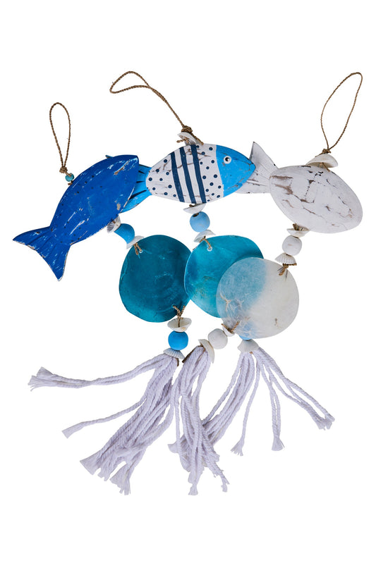 Decoro - Nappa Con Pesce E Conghiglia Turquese