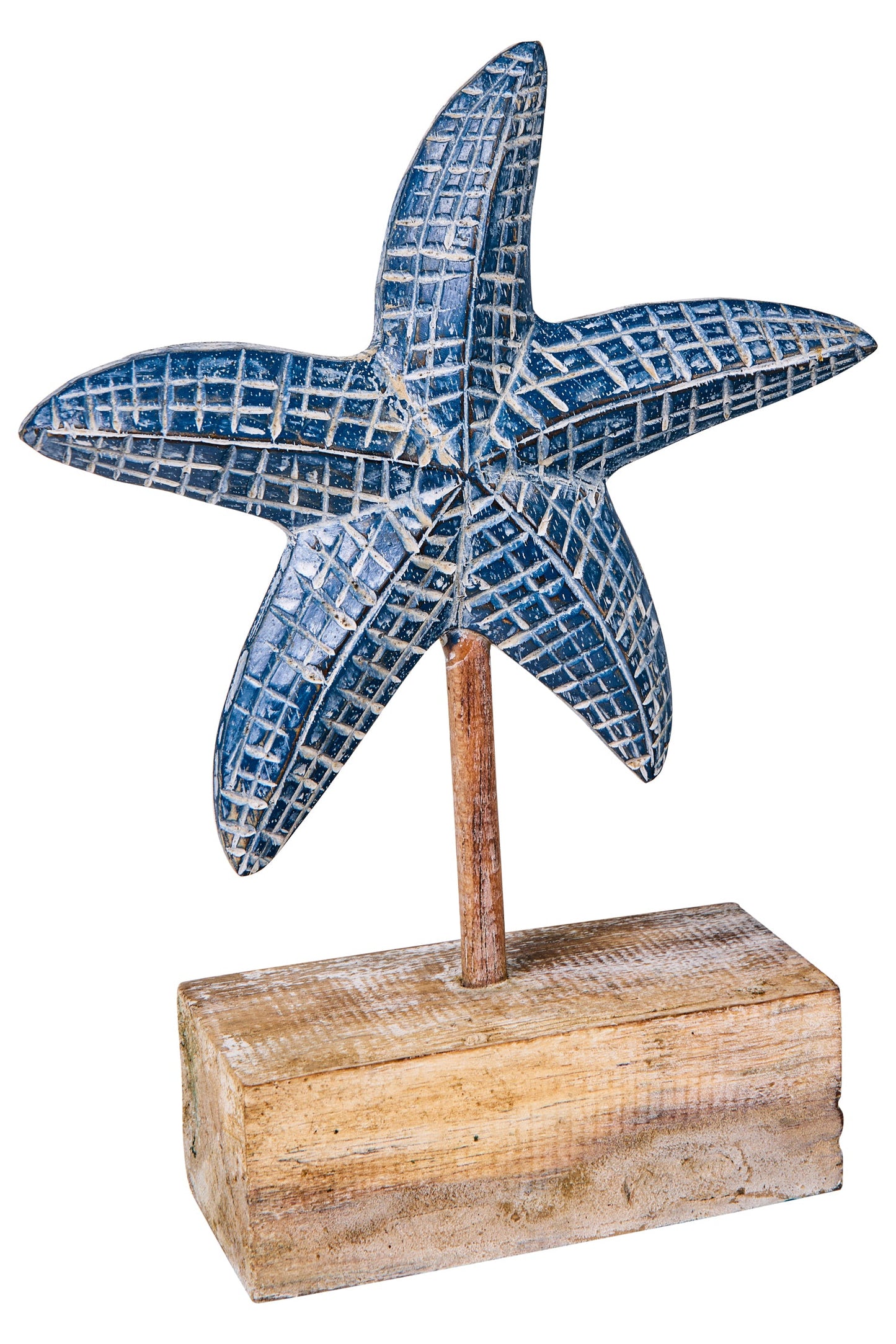 Decoro - Stella Marina Legno Mosaico Blu