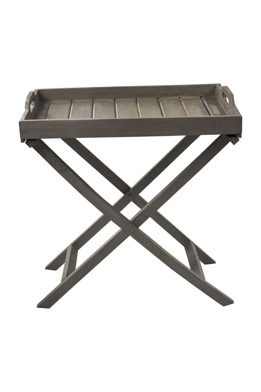 Colazione - Vassoio Gambe Pieghevoli Grigio