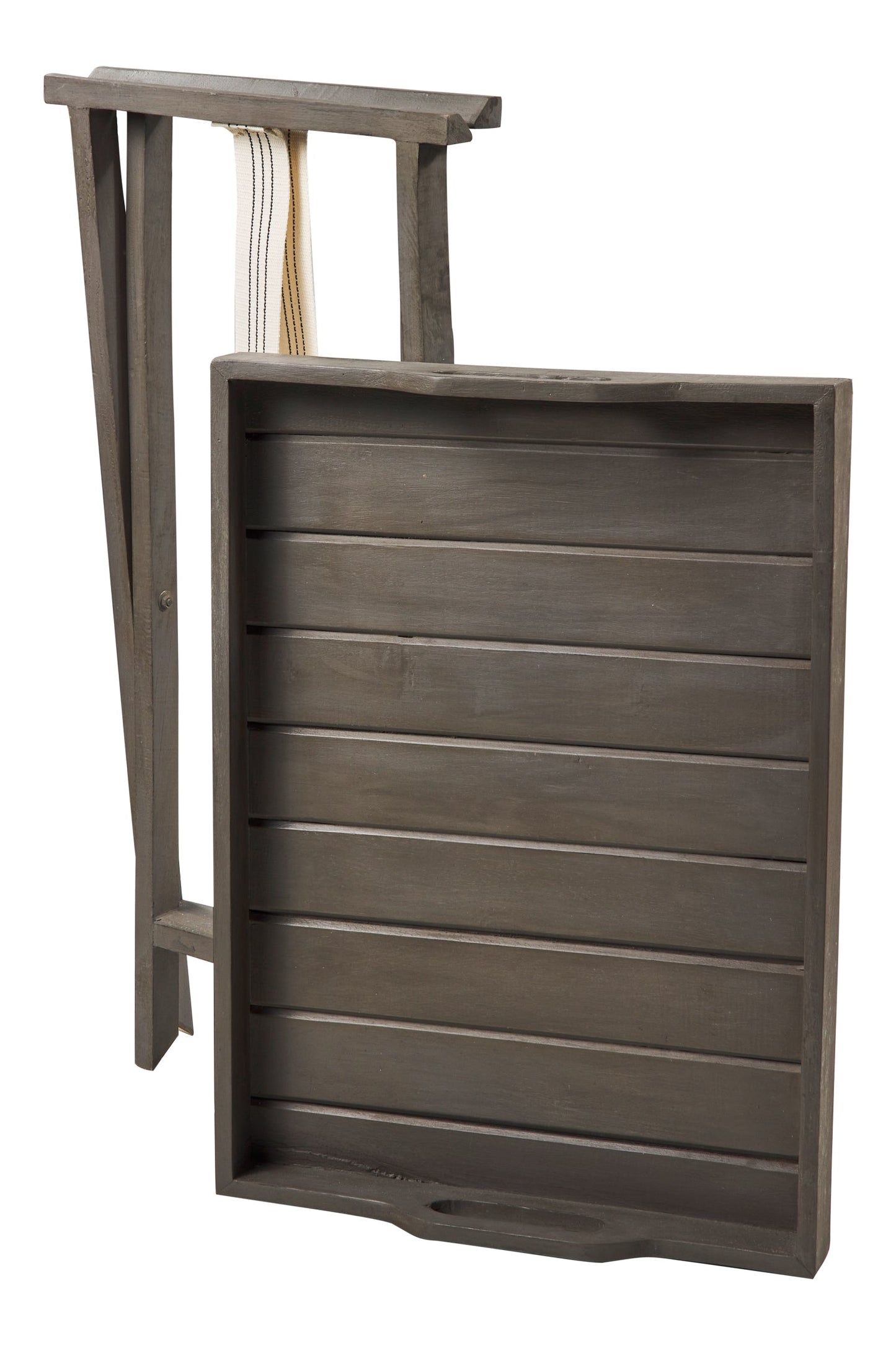 Colazione - Vassoio Gambe Pieghevoli Grigio