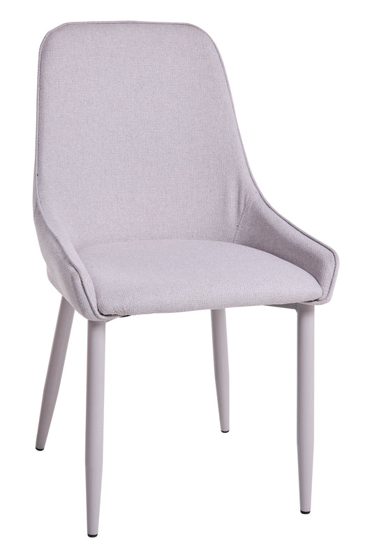 Margaret - Sedia Monocolore Grigio Perla