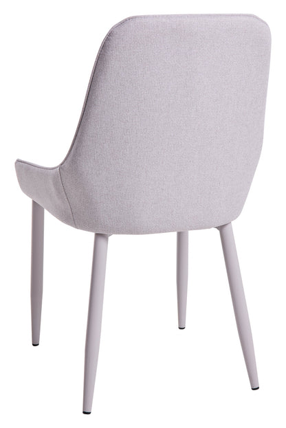 Margaret - Sedia Monocolore Grigio Perla