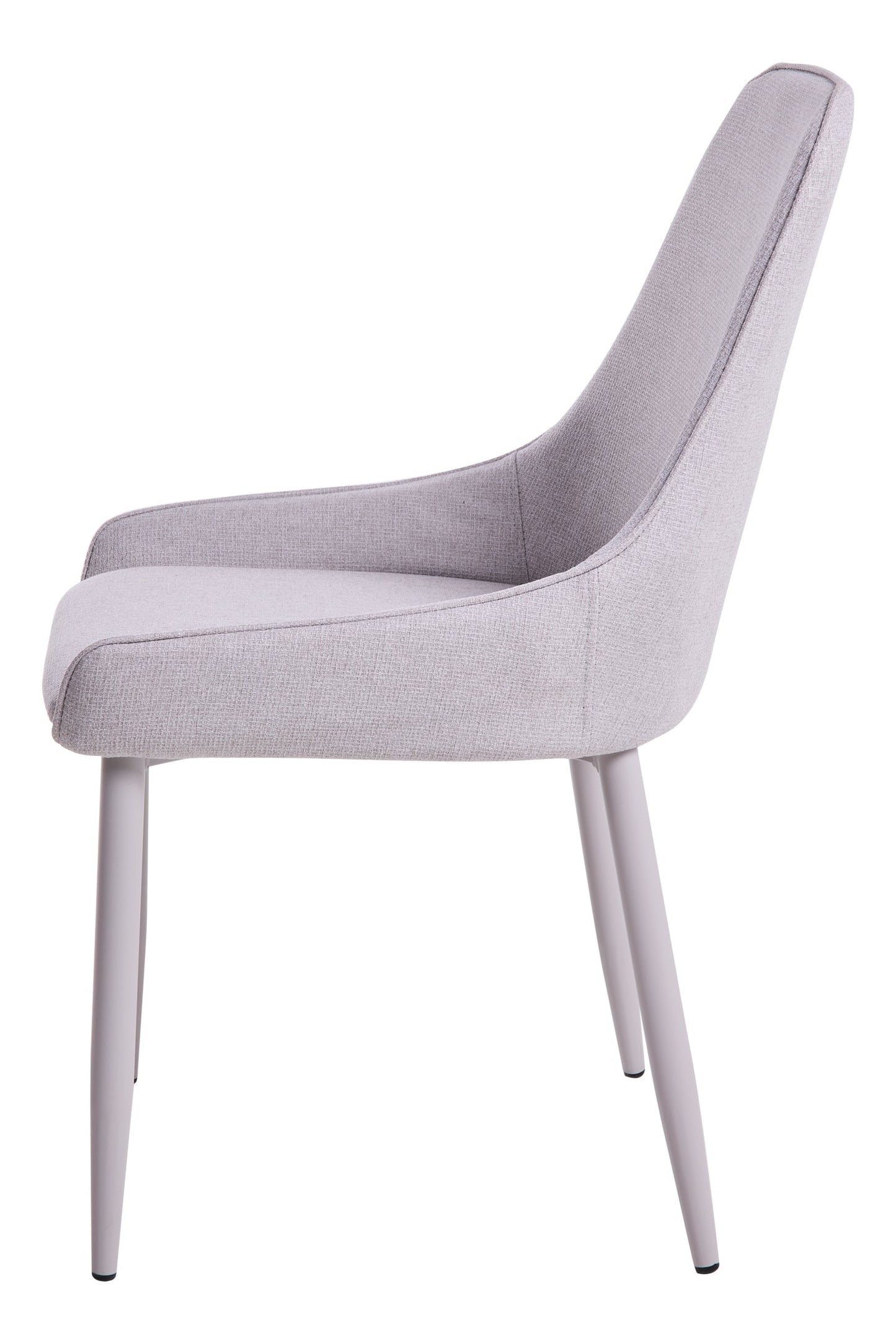 Margaret - Sedia Monocolore Grigio Perla