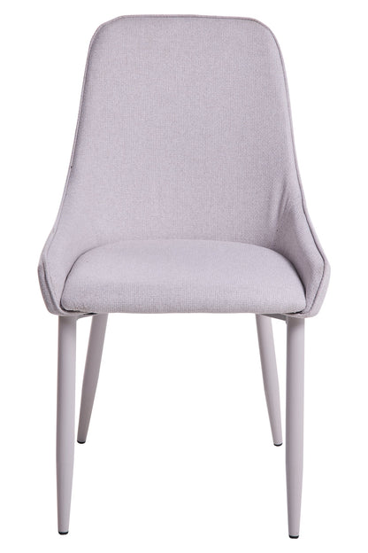 Margaret - Sedia Monocolore Grigio Perla