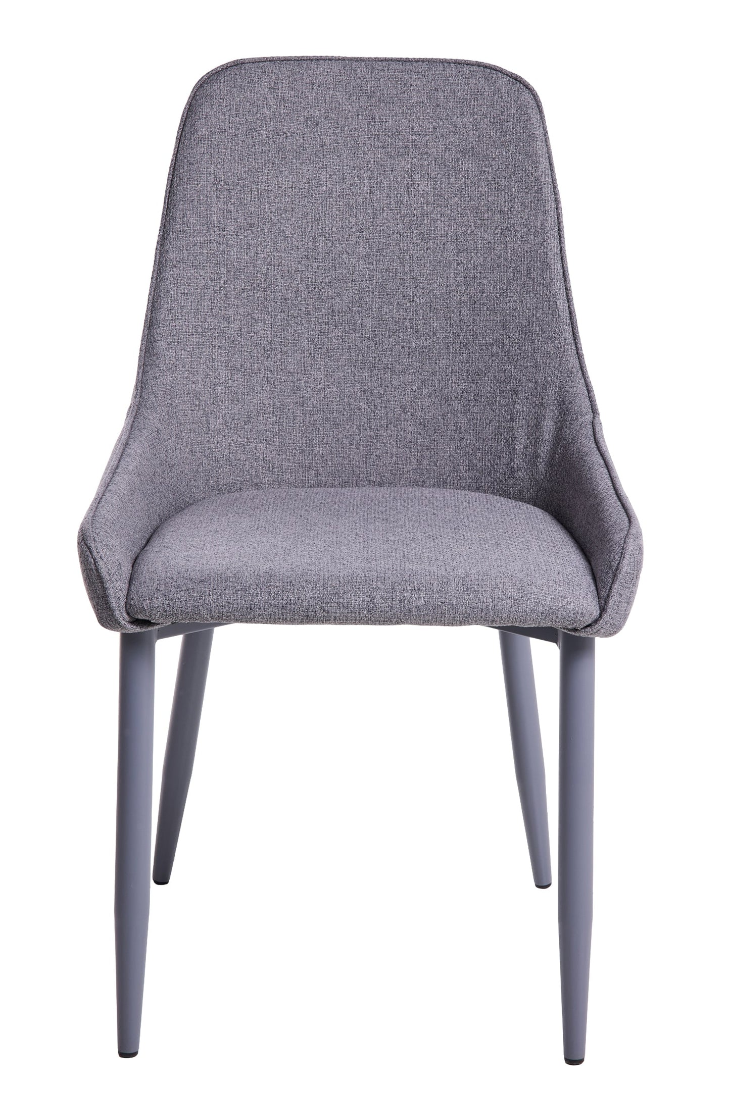 Margaret - Sedia Monocolore Grigio Sale E Pepe