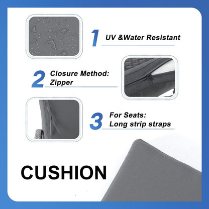 Tavolo da bar alto e sedie in vimini PE FINCATI per esterni, set rettangolare di lusso moderno extra-large per quattro/sei persone